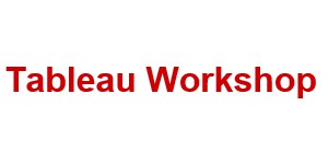 Tableau Visualization Workshop